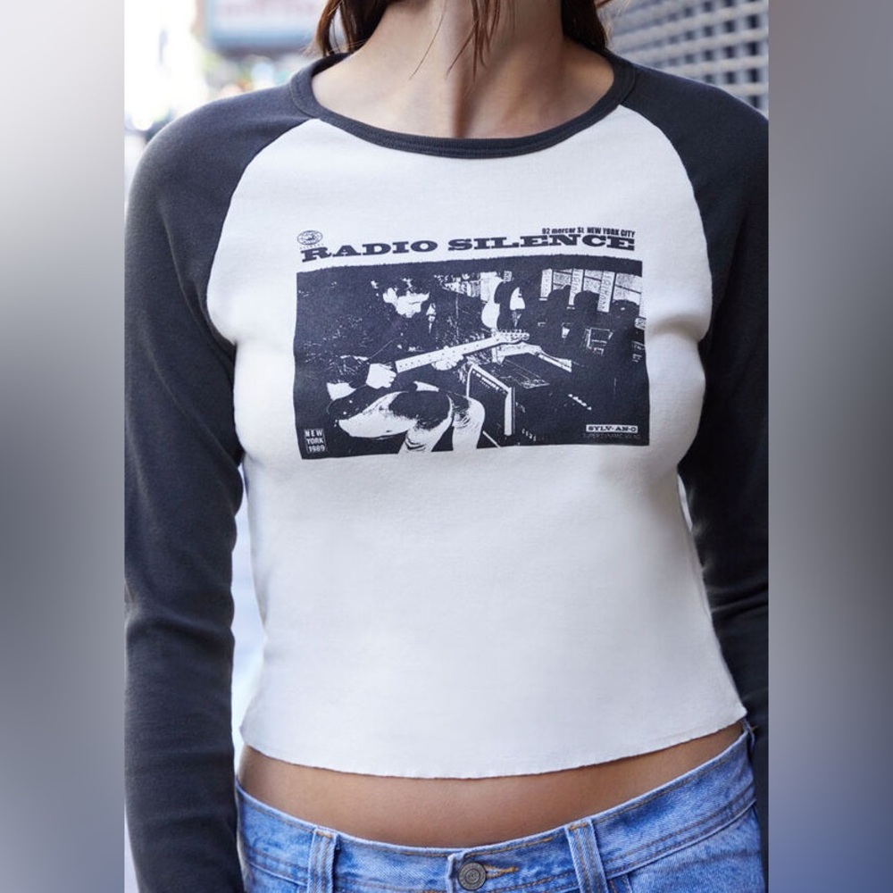 John Galt Radiosilence Longsleeve Top from Brandy Melville